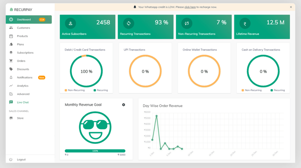Recurpay Screenshot 1