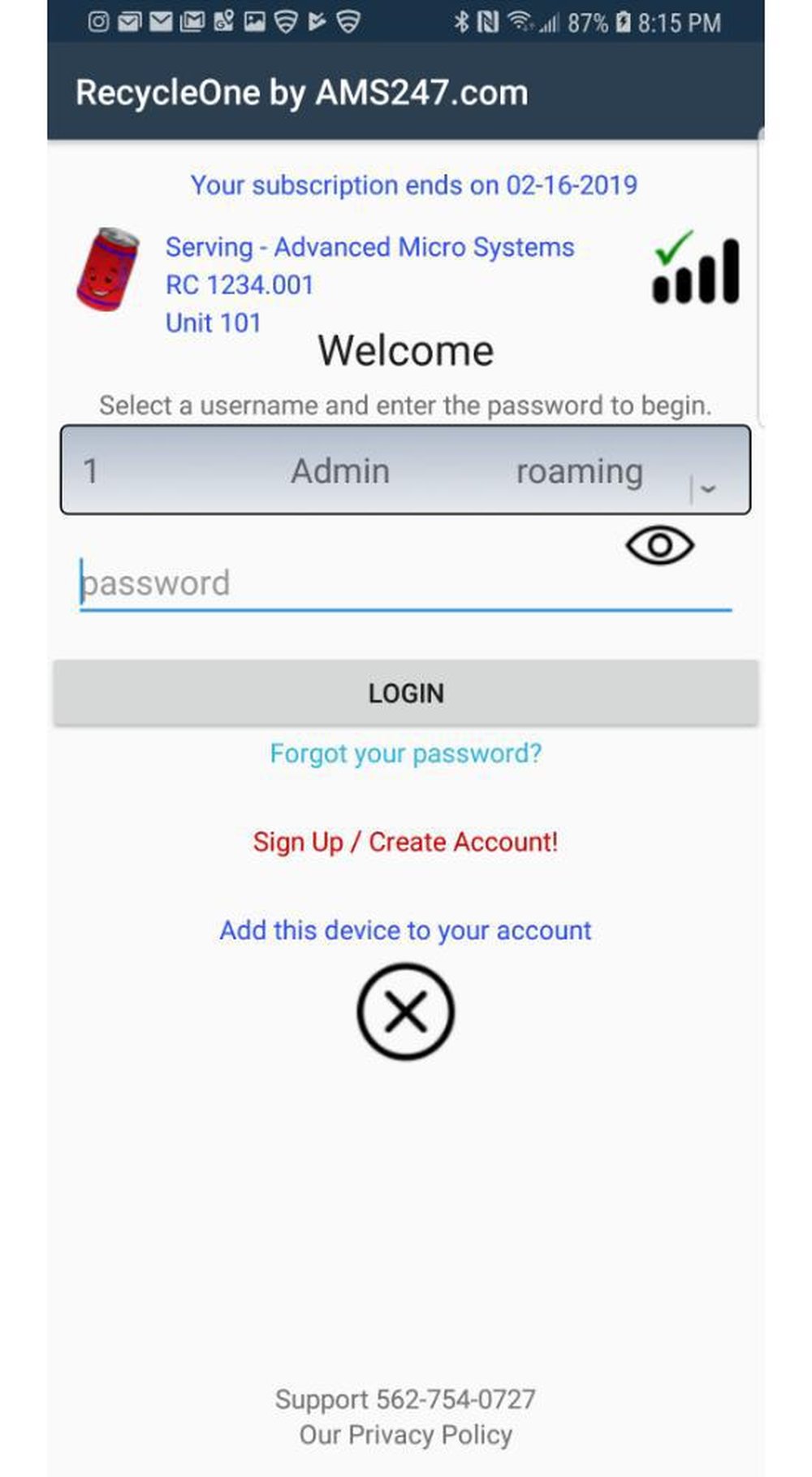 RecycleOne Screenshot 1