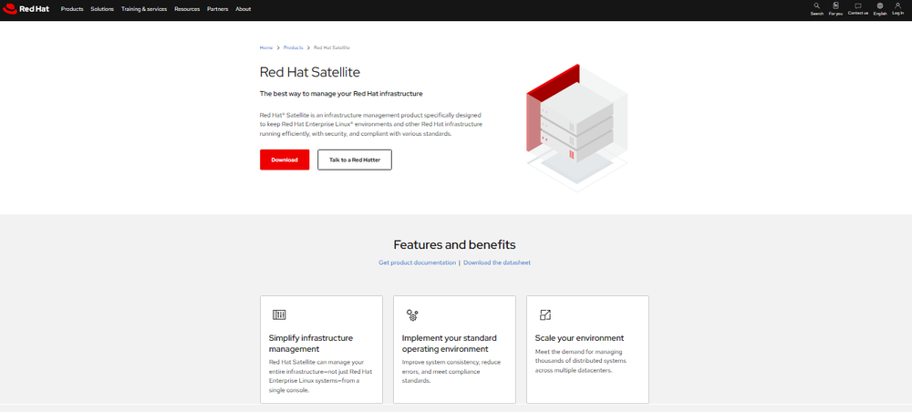 Red Hat Satellite Screenshot 1