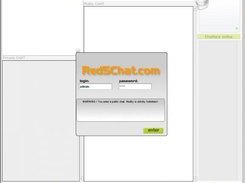 login screen