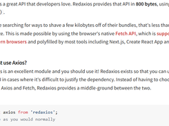 redaxios Screenshot 1