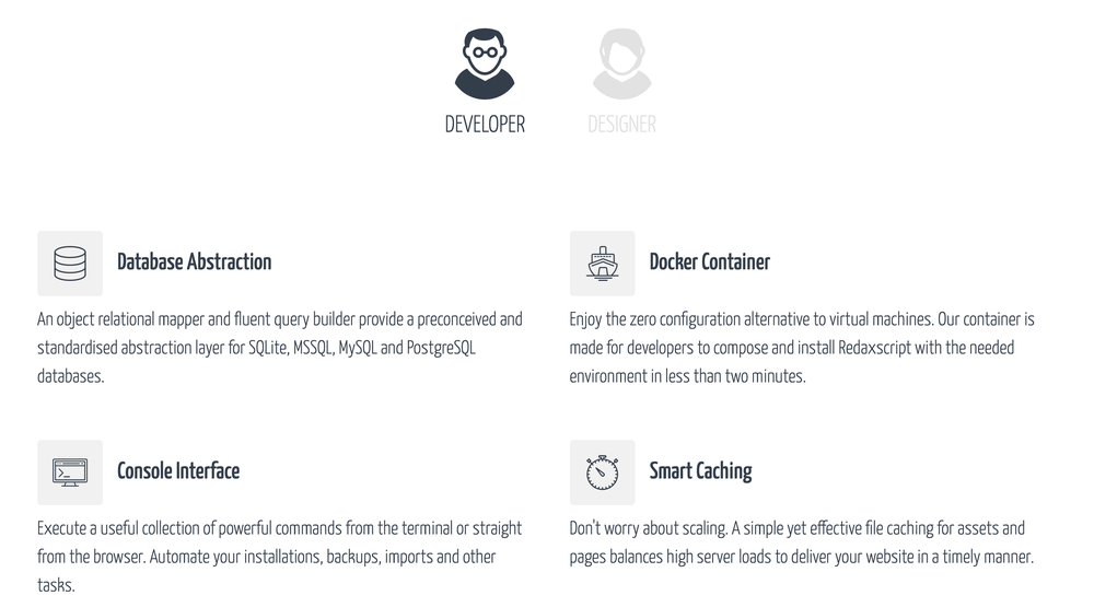 Redaxscript Screenshot 1