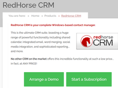 RedHorse CRM Screenshot 1