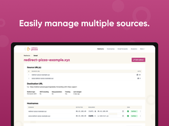 Easily manage multiple sources