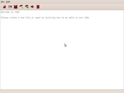 The main window, immediately after starting the app.