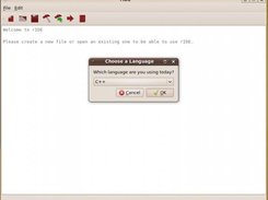 The "new file" dialog.
