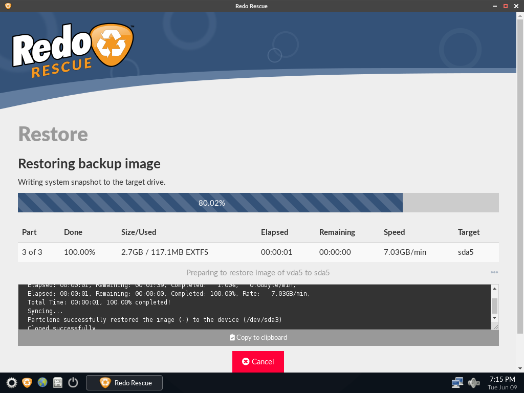 Redo Rescue Linux Data Recovery Tool: Data Recovery Tools