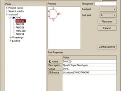 Library browser / part chooser
