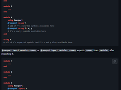 Reexport.jl Screenshot 1