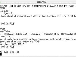 Running a query on the command line