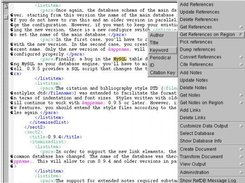 Editor extensions for Emacs (shown here) and Vim