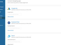 Retargeting Apps Integration