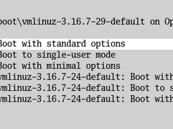 rEFInd generates submenus for Linux kernels and OS X boot loaders.