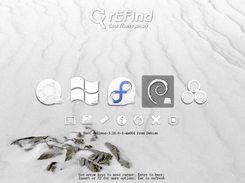 rEFInd supports themes to alter its appearance