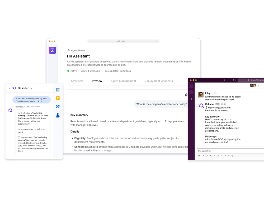 Turn your Slack & Google Chat into your AI assistant