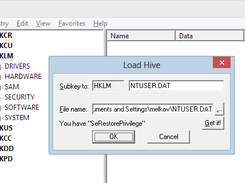 Load Hive dialog