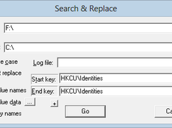 Search & Replace dialog