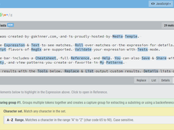 RegExr Screenshot 1