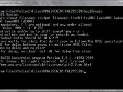 HPGL2ReGIS Syntax