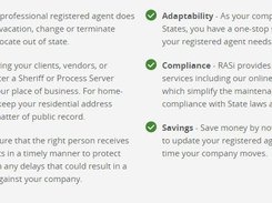 Registered Agent Solutions Screenshot 1