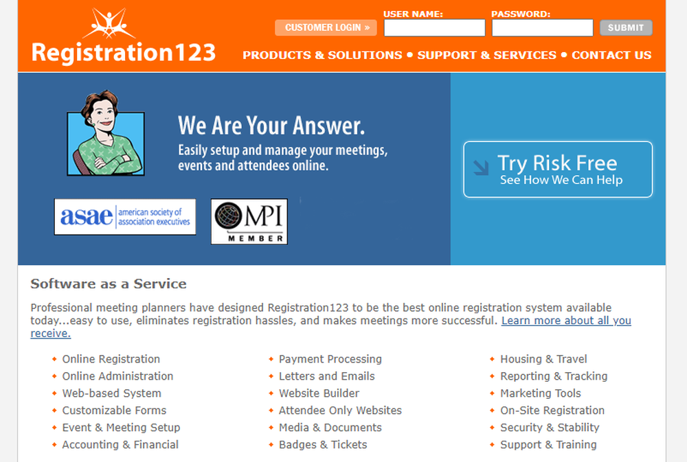 Registration123 Screenshot 1
