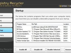 Registry Recycler Screenshot 2