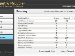 Registry Recycler Screenshot 1