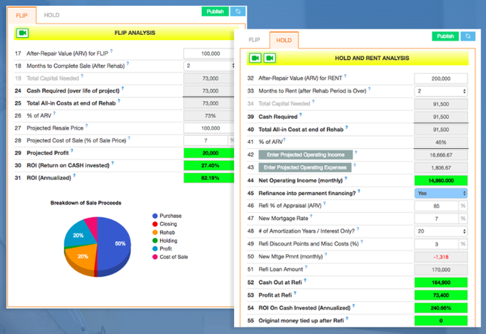 Rehab Valuator Screenshot 1