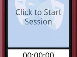 A session is started by pushing the Start Session button.