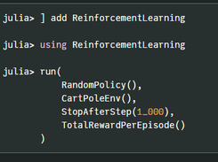 ReinforcementLearning.jl Screenshot 1