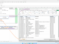 Graph the contents of external workbooks using simple SQL commands.