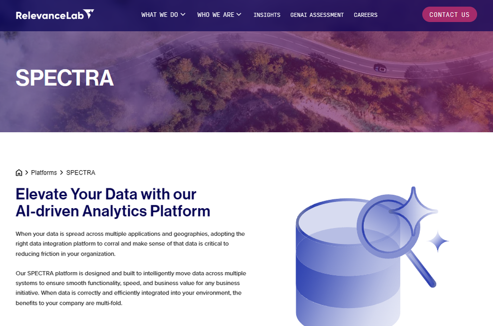 Relevance Lab SPECTRA Screenshot 1