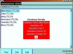 Database details - report