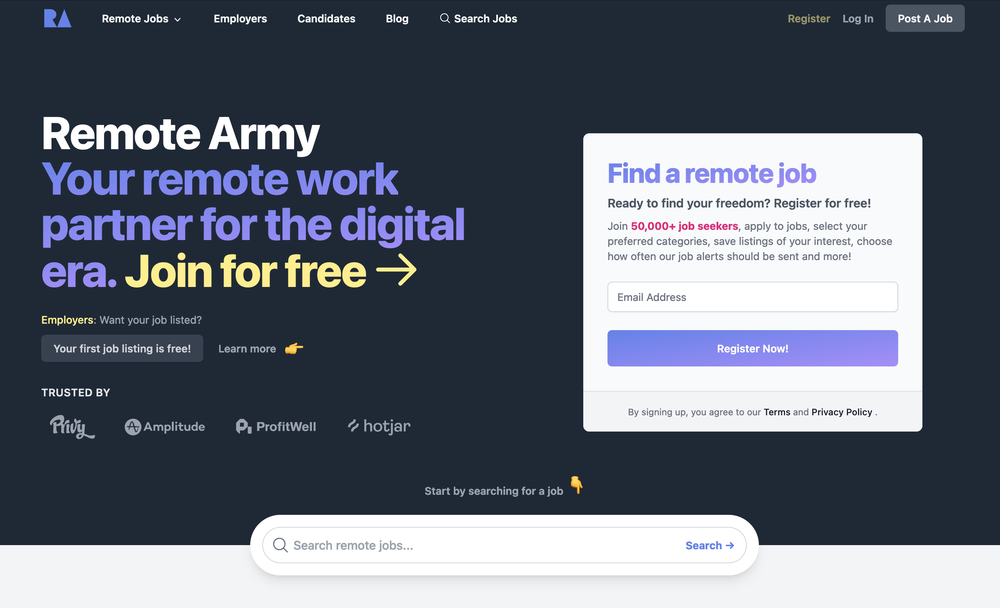 Remote Army Home Page
