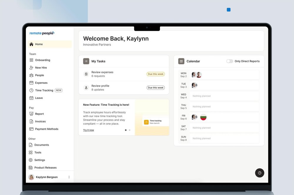 Remote People Dashboard
