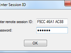 Client connection dialog