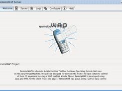 RemoteWAP v0.5 Welcome Screen