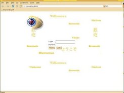 web-gui, the login-screen