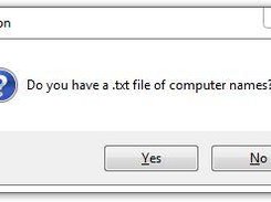 The program can currently read in a file of old computer names where each name is on a new line