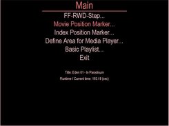 Configmenu, the items configurable at runtime of movie/music