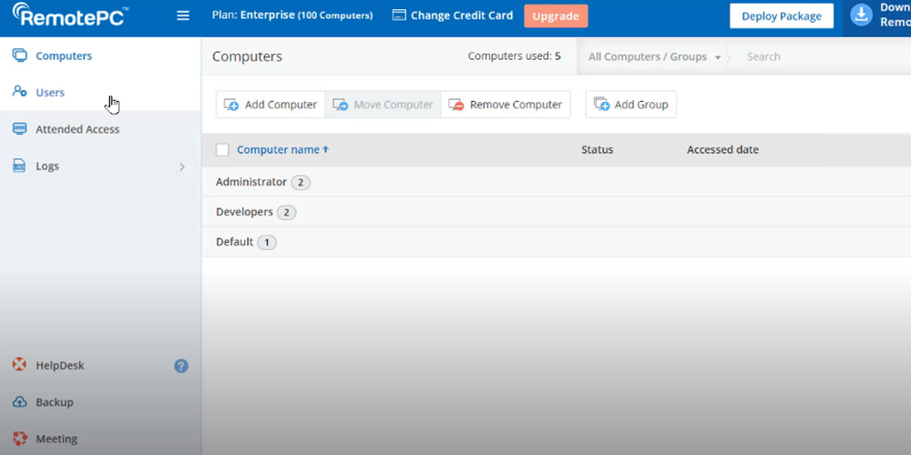 RemotePC Screenshot 1