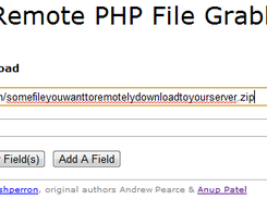 altforge Remote PHP File Grabber Screenshot 1