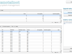 WUI Routine tasks view