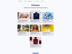 pixcleaner main page