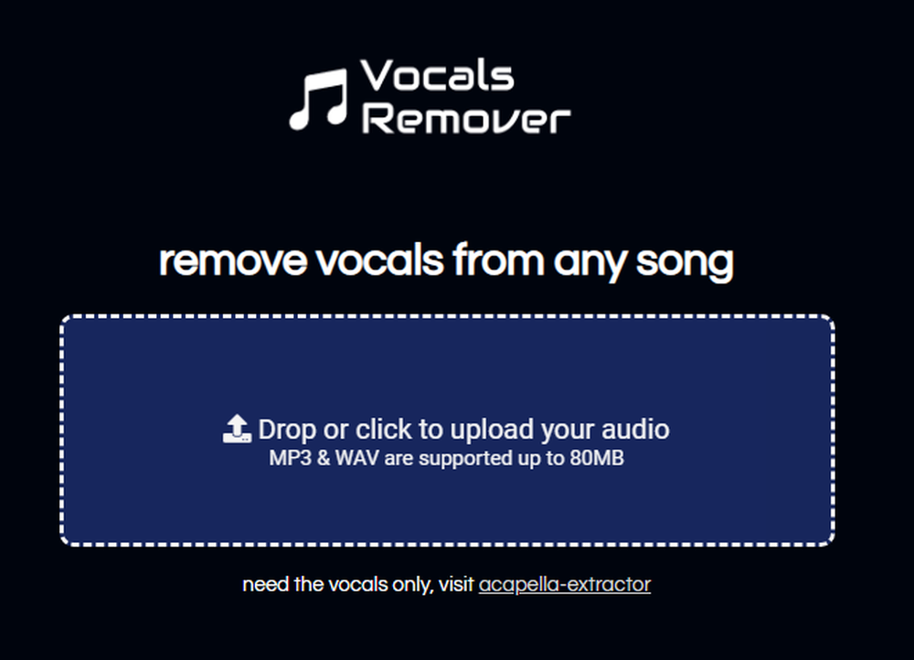 Remove Vocals Screenshot 1