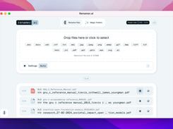 AI auto-renames messy filenames into descriptive, content-aware names