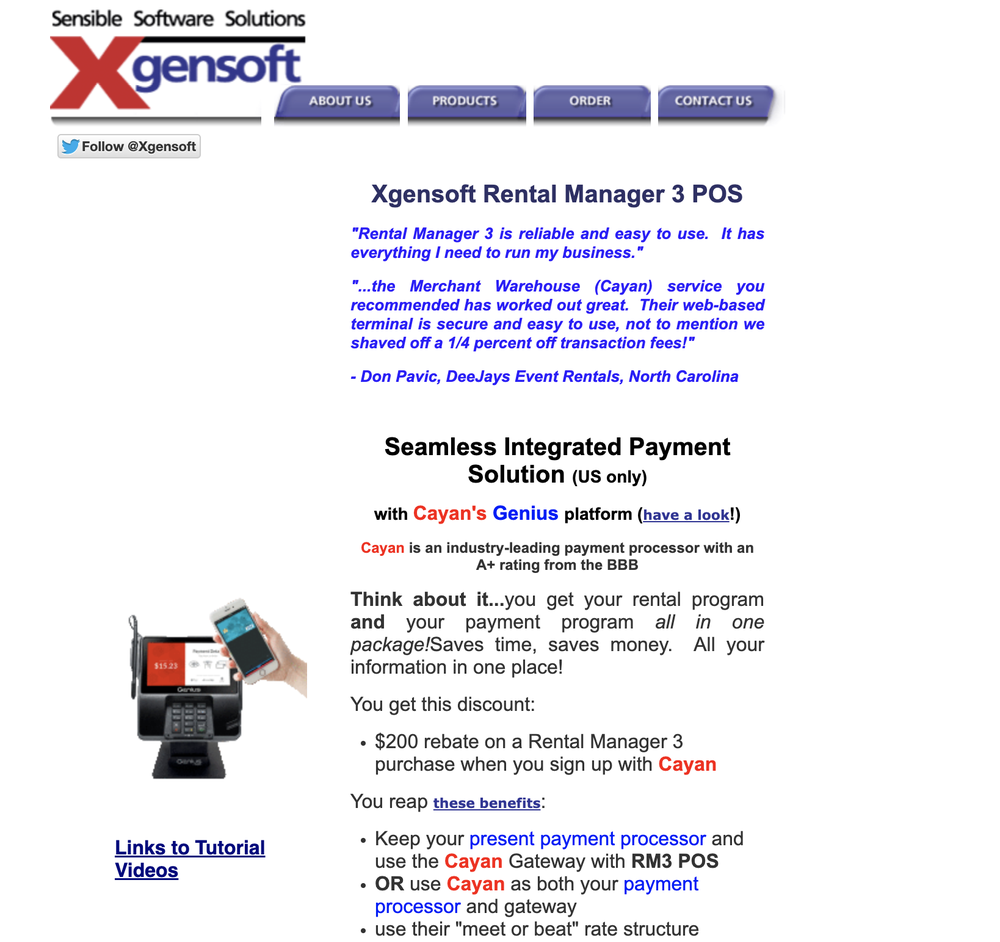 Xgensoft Rental Manager Screenshot 1