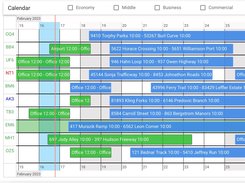 Booking calendar