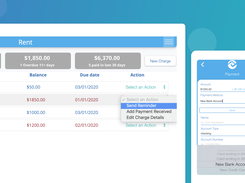 Track & manage rent payments on web or mobile app