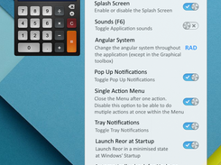 Settings Panel
